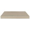vidaXL Wandschappen zwevend 4 st 50x23x3,8 cm MDF eikenkleurig