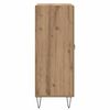vidaXL Dressoir Artisan Eiken 69,5 x 34 x 90 cm Bewerkt hout