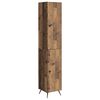 vidaXL Kastenset 2 st Oud hout Bewerkt hout