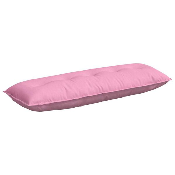 vidaXL Rugkussen Roze 140 x 19 x 50 cm Stof