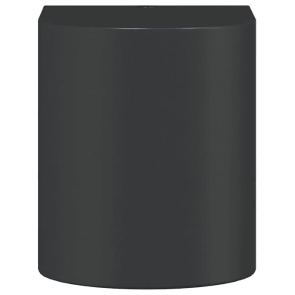 vidaXL Buitenwandlamp gegoten aluminium zwart