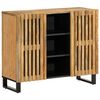 vidaXL Dressoir 90x34x75 cm massief ruw mangohout