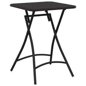 vidaXL Bistrotafel Antraciet 55 x 55 x 72,5 cm Poedercoating staal