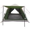 vidaXL Directe Tent met opslag Groen 205 x 205 x 143 cm Staal