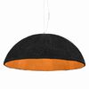 vidaXL Hanglamp E27 &Oslash;70 cm zwart en goud
