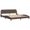 vidaXL Bedframe "Viana" zonder matras kunstleer bruin 180x200 cm