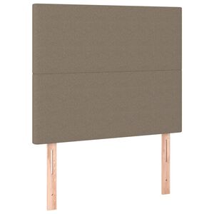 vidaXL Hoofdbord taupe 90x5x118/128 cm Stof