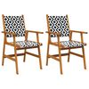 vidaXL Tuinstoelen 2 st massief acaciahout