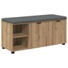 vidaXL Halbank Artisan Eik 100 x 38 x 46 cm