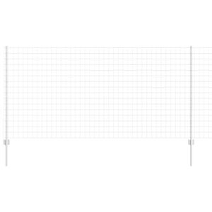 vidaXL Euro-hek met palen 10 x 1,2 m Gegalvaniseerd staal Mesh