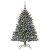 vidaXL Kunstkerstboom Groen 85 x 85 x 120 cm PVC en Plastic en Staal