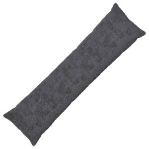 vidaXL Kussensloop HEERLEN Donkergrijs 40 x 145 cm Nep Konijnenbont
