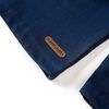 Kindershirt met lange mouwen 140 marineblauw