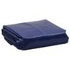 vidaXL Zeil 650g / m&sup2; Blauw &Oslash; 2,4 m Canvas met PVC-coating