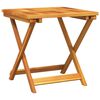 vidaXL Tuintafel inklapbaar 50x50x50 cm massief acaciahout