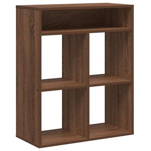 vidaXL Boekenkast 66x31x80 cm bewerkt hout bruin eikenkleur