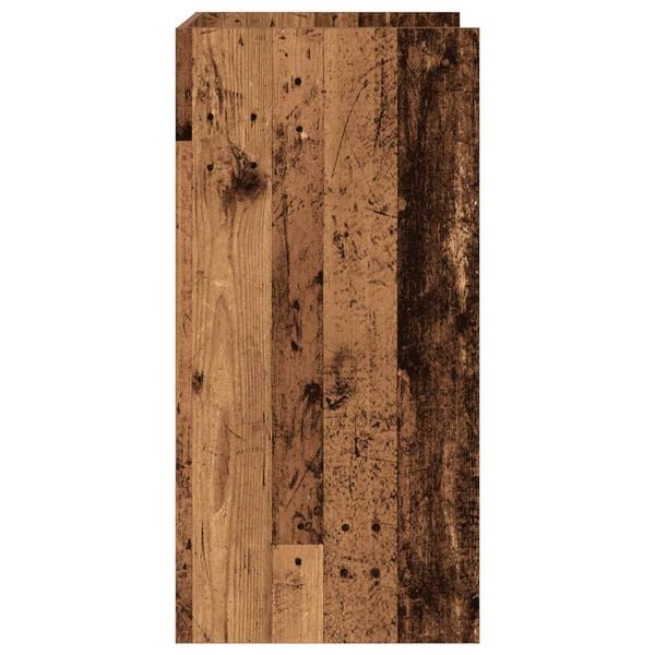 vidaXL Wasmachinekast Oudhout 67,5 x 48 x 97 cm Bewerkt hout