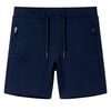 vidaXL Kindershort 92 marineblauw