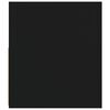 vidaXL Nachtkastjes 2 st met LED-verlichting 60x35x40 cm zwart