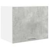 vidaXL Hangkast 2 pcs Beton Grijs en Wit 50 x 31 x 40 cm Bewerkt hout
