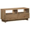 vidaXL TV-standaard 90 x 34,5 x 40 cm Artisanaal eiken Bewerkt hout