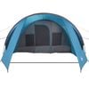 vidaXL Tunneltent met dak met opslag Blauw en Grijs 778 x 356 x 210 cm