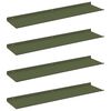 vidaXL Drijvende plank 4 pcs Olijf Groen 80 x 18 x 2,5 cm Staal