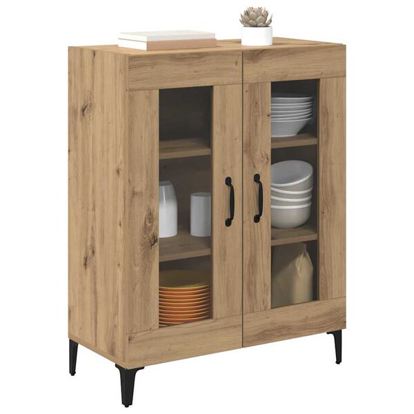 vidaXL Dressoir Artisan Eiken 69,5 x 34 x 90 cm