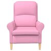 vidaXL Fauteuil Roze 76 x 94 x 102 cm Stof