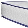 vidaXL Bed met traagschuim matras kunstleer 180x200 cm