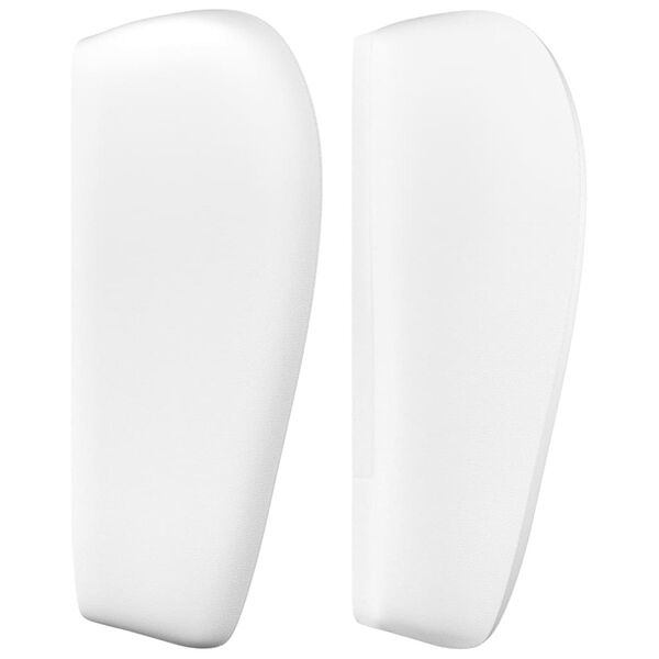 vidaXL Hoofdbord met randen 183x23x78/88 cm kunstleer wit