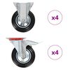 vidaXL 8 st Wielen 160 mm