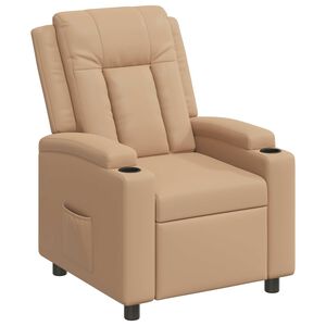 vidaXL Ligstoel Cappuccino 75 x 95 x 100 cm Stof