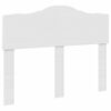 vidaXL Bedframe met hoofdeinde Wit 120 x 190 cm Massief grenenhout