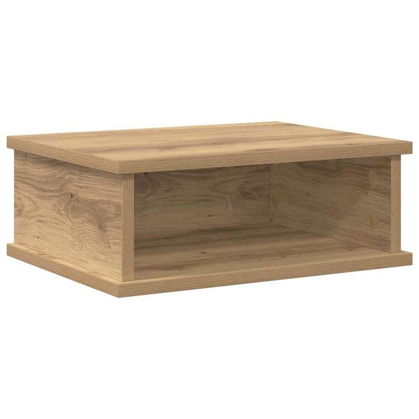 vidaXL Nachtkastje Artisan Eiken 40 x 31 x 15 cm Bewerkt hout
