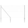 vidaXL Afrasteringspaal Zilver 50 x 1 m (25 mm gaas) Staal