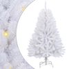 vidaXL Kunstkerstboom met 150 LED Wit 150 cm PVC en Metaal