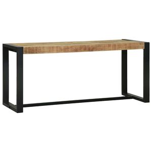 vidaXL Bank Massief Mango Hout