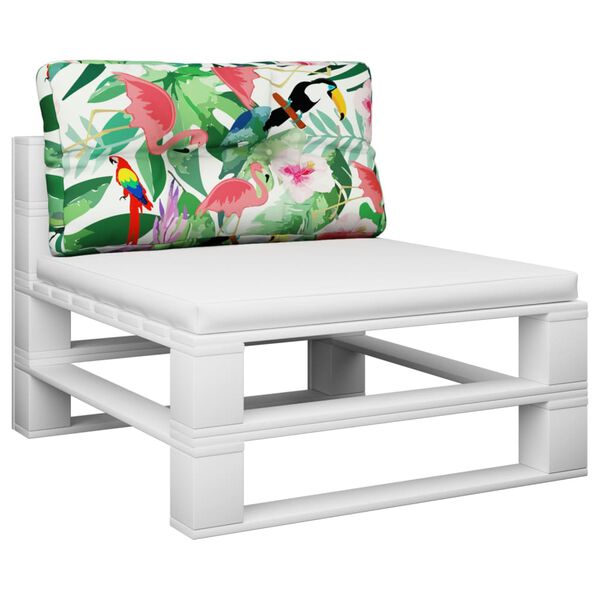 vidaXL Palletkussen 70x40x12 cm stof meerkleurig