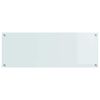 vidaXL Keukenachterwand 2 pcs Wit 110 x 40 cm gehard glas