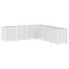 vidaXL Plantenbak 160x160x53 cm polypropeen wit