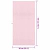 vidaXL Sporthanddoeken 2 pcs Roze 180 x 90 cm Polyester en polyamide