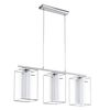 EGLO Hanglamp loncino 1 chroom/wit
