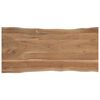 vidaXL Eettafel 120x58x76 cm massief acaciahout