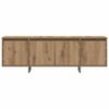 vidaXL Tv-meubel 120x30x40,5 cm bewerkt hout artisanaal eikenkleurig
