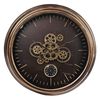 Gifts Amsterdam Klok Budapest met thermometer 58,5 cm metaal goudkleur