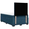vidaXL Boxspring met matras fluweel blauw 120x190 cm