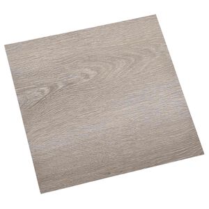 vidaXL Zelfklevende Vloerplanken 30,5 x 30,5 cm 20 pcs PVC Taupe
