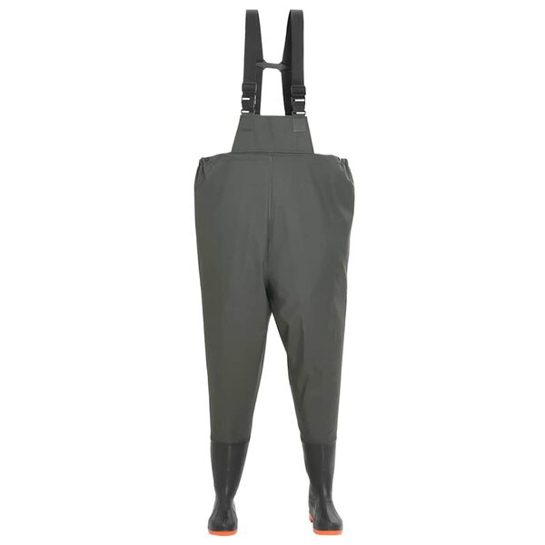 vidaXL Waadbroek met laarzen maat 42 groen