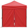 vidaXL Partytent inklapbaar met zijwanden 2x2 m rood